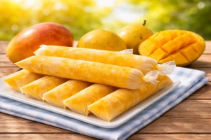 Deliciosos marcianos de mango refrescantes y dulces